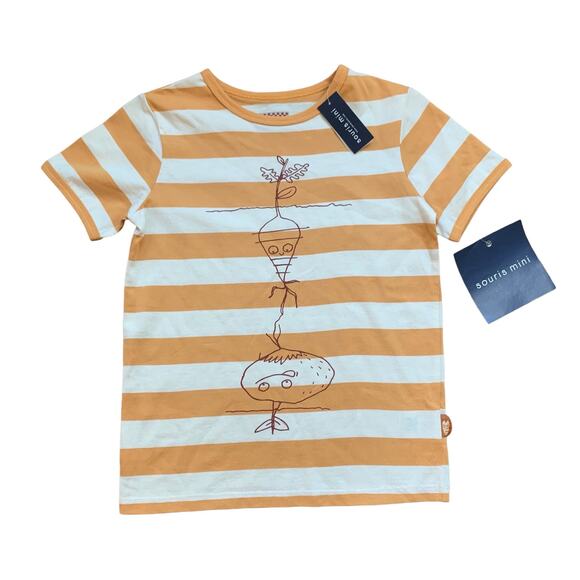Souris Mini NWT Veggie Striped Tee - Picture 9 of 9